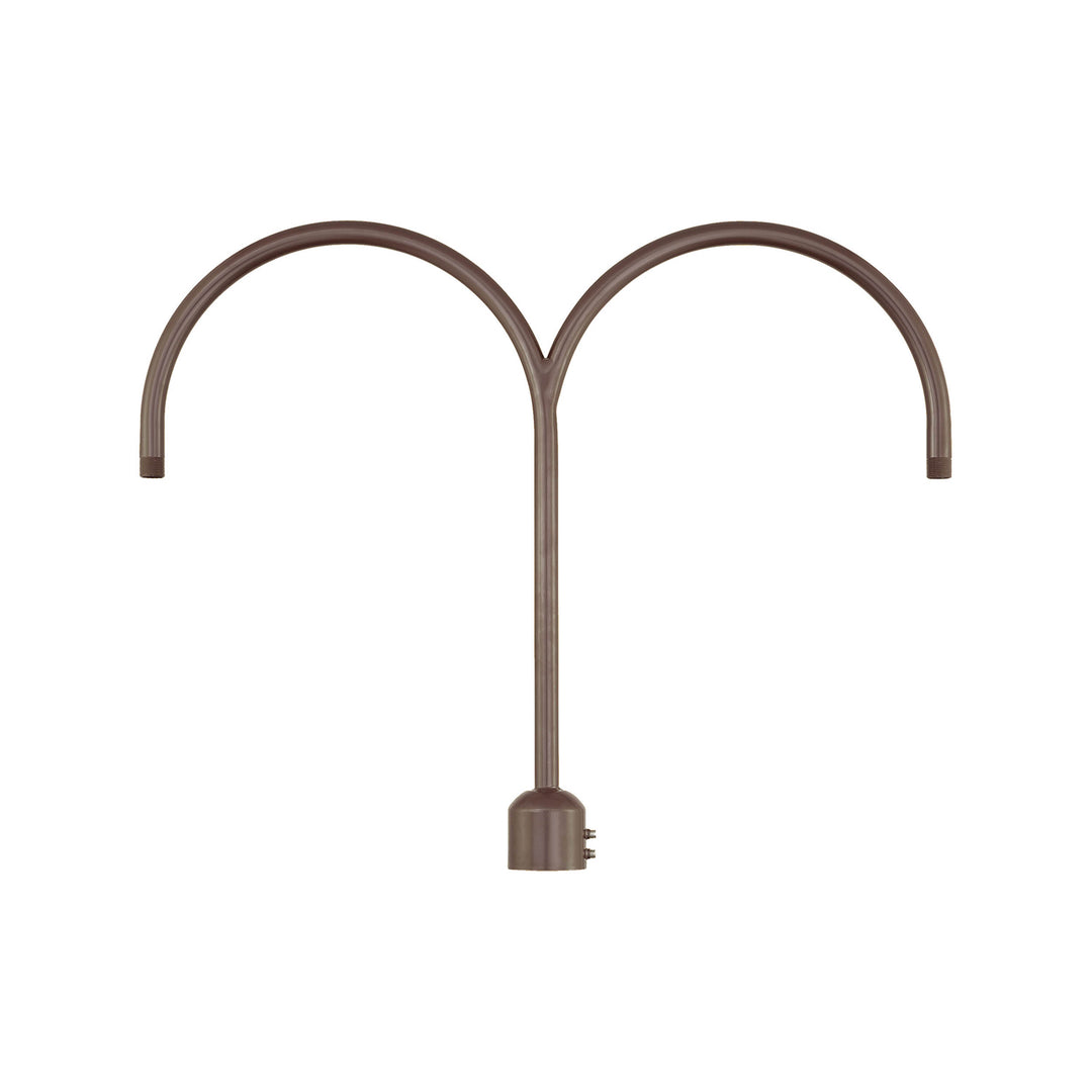 Millennium Lighting RPAD-ABR R Series Two Light Post Adapter Decor Bronze / Dark