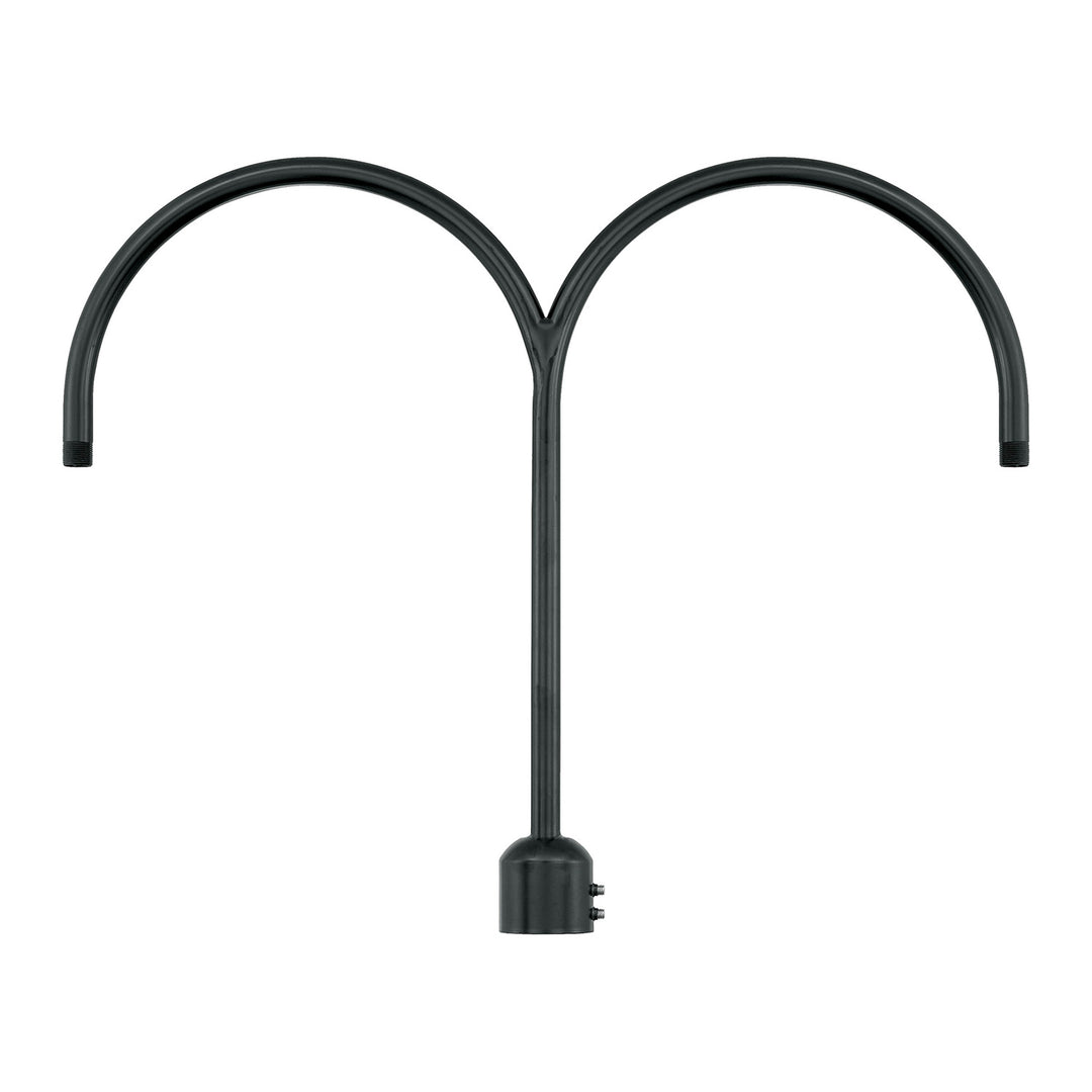 Millennium Lighting RPAD-SB R Series Two Light Post Adapter Decor Black