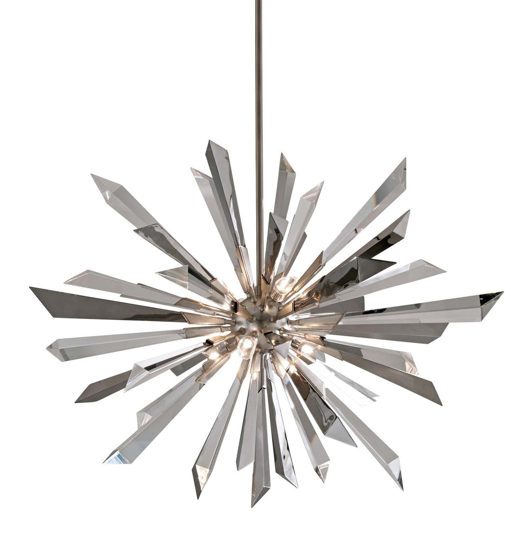 Corbett Inertia 140-48 Pendant Light - Silver Leaf