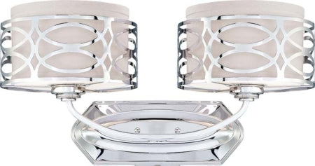 Nuvo Harlow 60-4622 Bath Vanity Light 21 in. wide - Polished Nickel