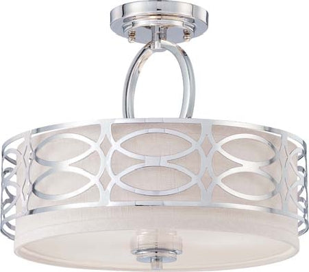 Nuvo Harlow 60-4629 Ceiling Light - Polished Nickel