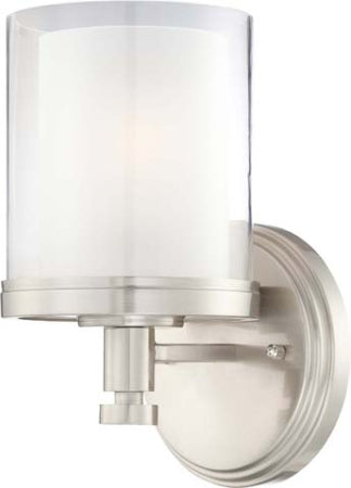 Nuvo Decker 60-4641 Wall Light - Brushed Nickel