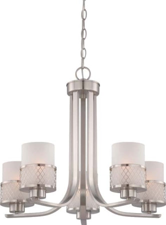 Nuvo Fusion 60-4685 Chandelier Light - Brushed Nickel
