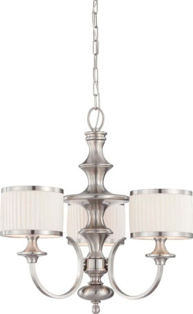 Nuvo Candice 60-4734 Chandelier Light - Brushed Nickel