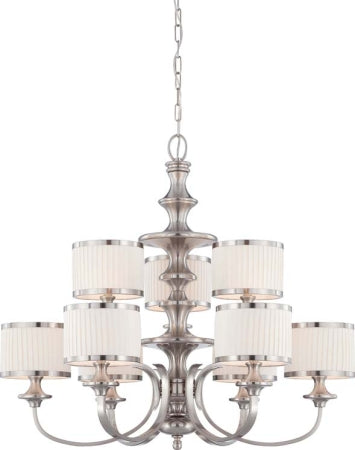 Nuvo Candice 60-4739 Chandelier Light - Brushed Nickel