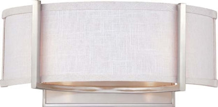 Nuvo Gemini 60-4754 Wall Light - Brushed Nickel