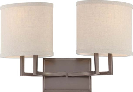 Nuvo Gemini 60-4852 Bath Vanity Light 19 in. wide - Hazel Bronze