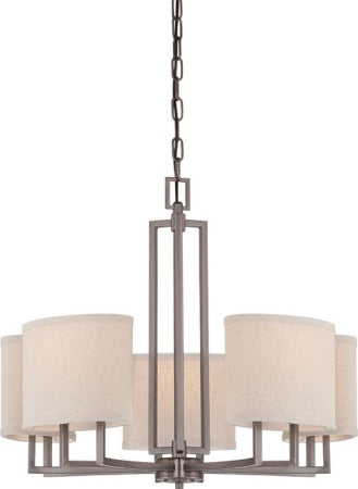 Nuvo Gemini 60-4855 Chandelier Light - Hazel Bronze