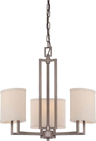 Nuvo Gemini 60-4857 Chandelier Light - Hazel Bronze