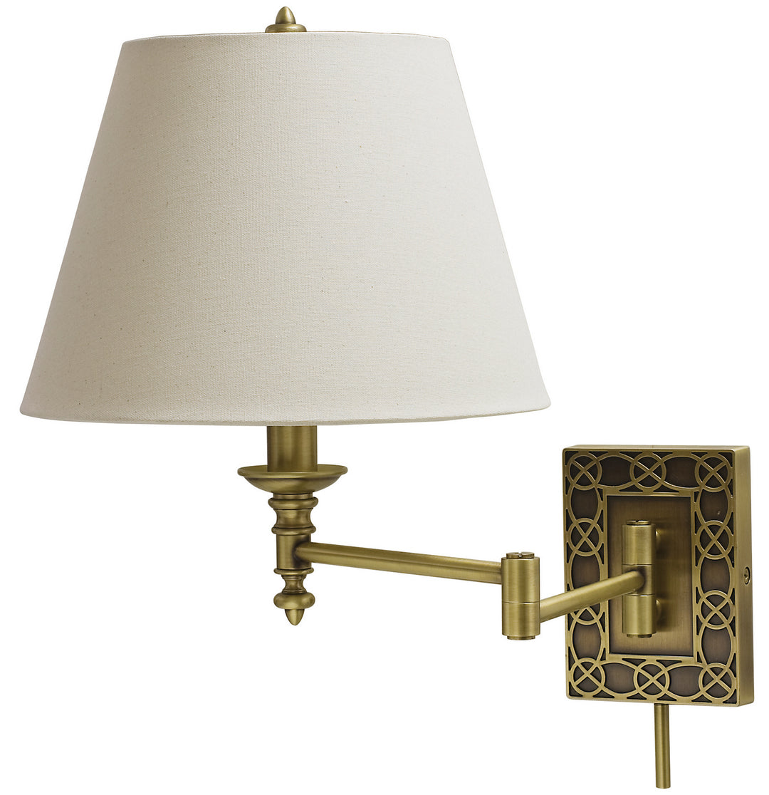 House Of Troy Lighting WS763-AB  Decorative Wall Swing Lamp Antique Brass