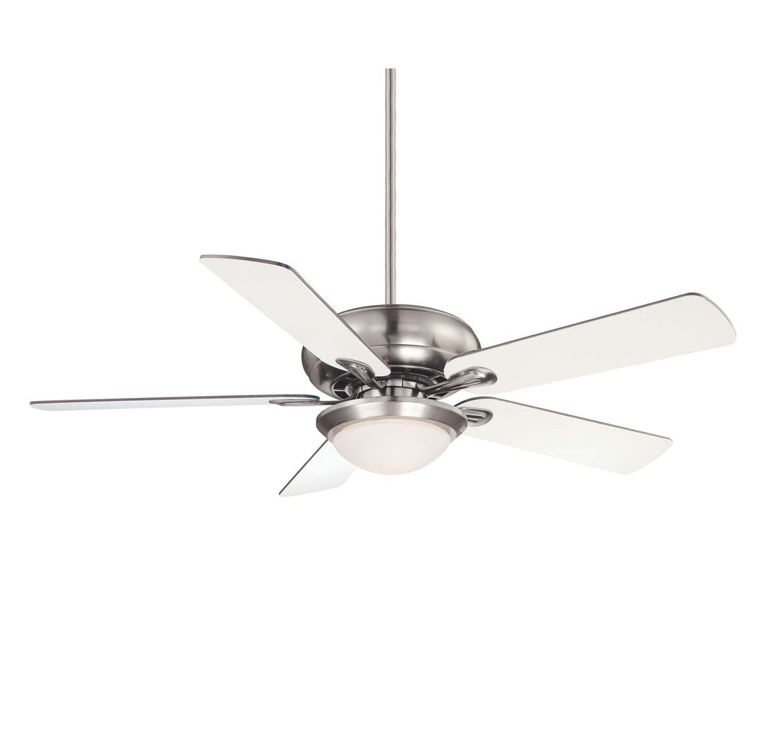 Savoy House Sierra Madres 52-CDC-5RV-SN Ceiling Fan 52 - Satin Nickel, White and Chestnut/