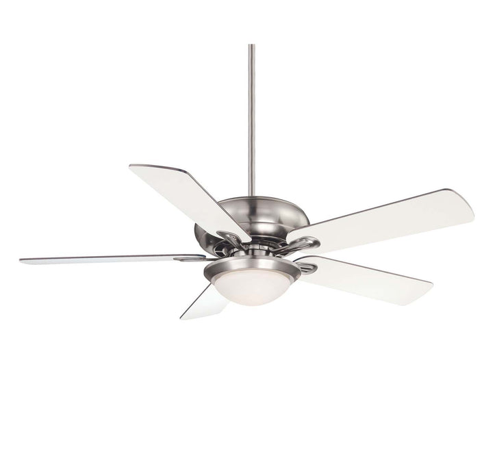 Savoy House Sierra Madres 52-CDC-5RV-SN Ceiling Fan 52 - Satin Nickel, White and Chestnut/