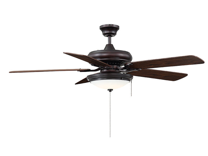 Savoy House Pine Harbor 52-SGC-5RV-13 Ceiling Fan 52 - English Bronze, Walnut and Teak/