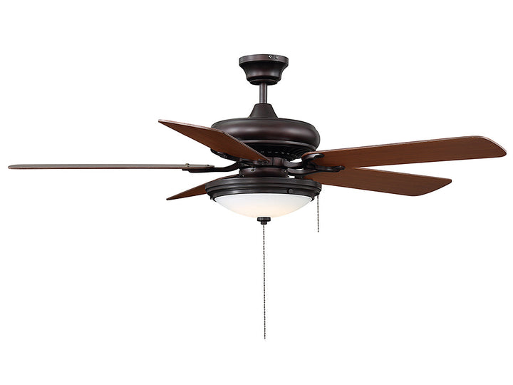 Savoy House Pine Harbor 52-SGC-5RV-13 Ceiling Fan 52 - English Bronze, Walnut and Teak/