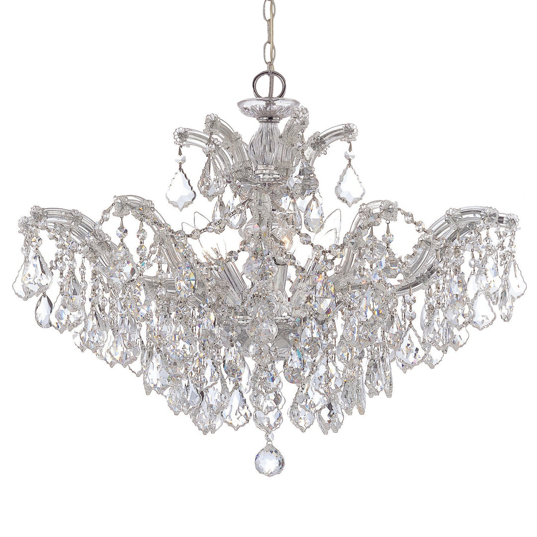 Crystorama Maria Theresa 4439-CH-CL-MWP Chandelier Light - Polished Chrome