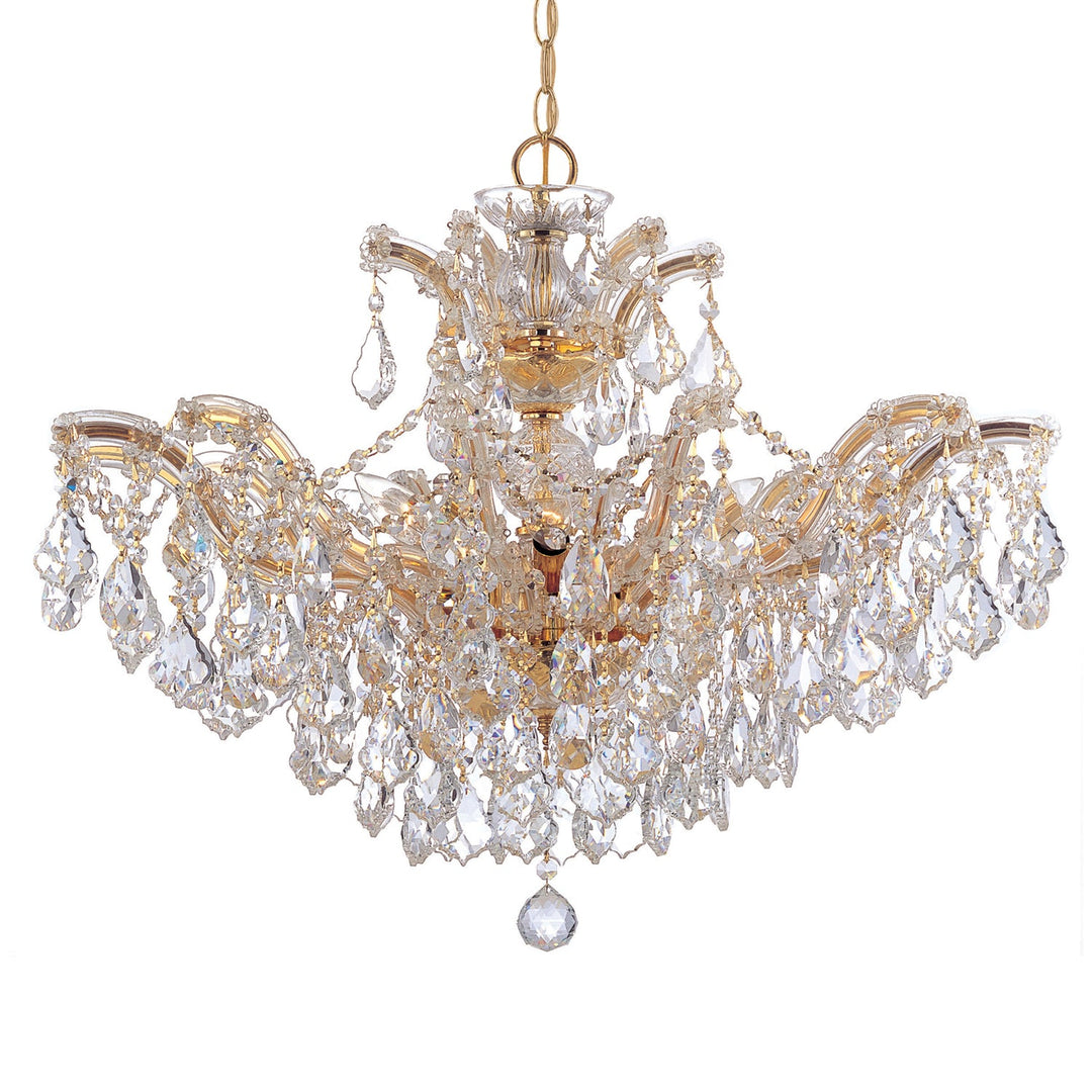 Crystorama Maria Theresa 4439-GD-CL-MWP Chandelier Light - Gold