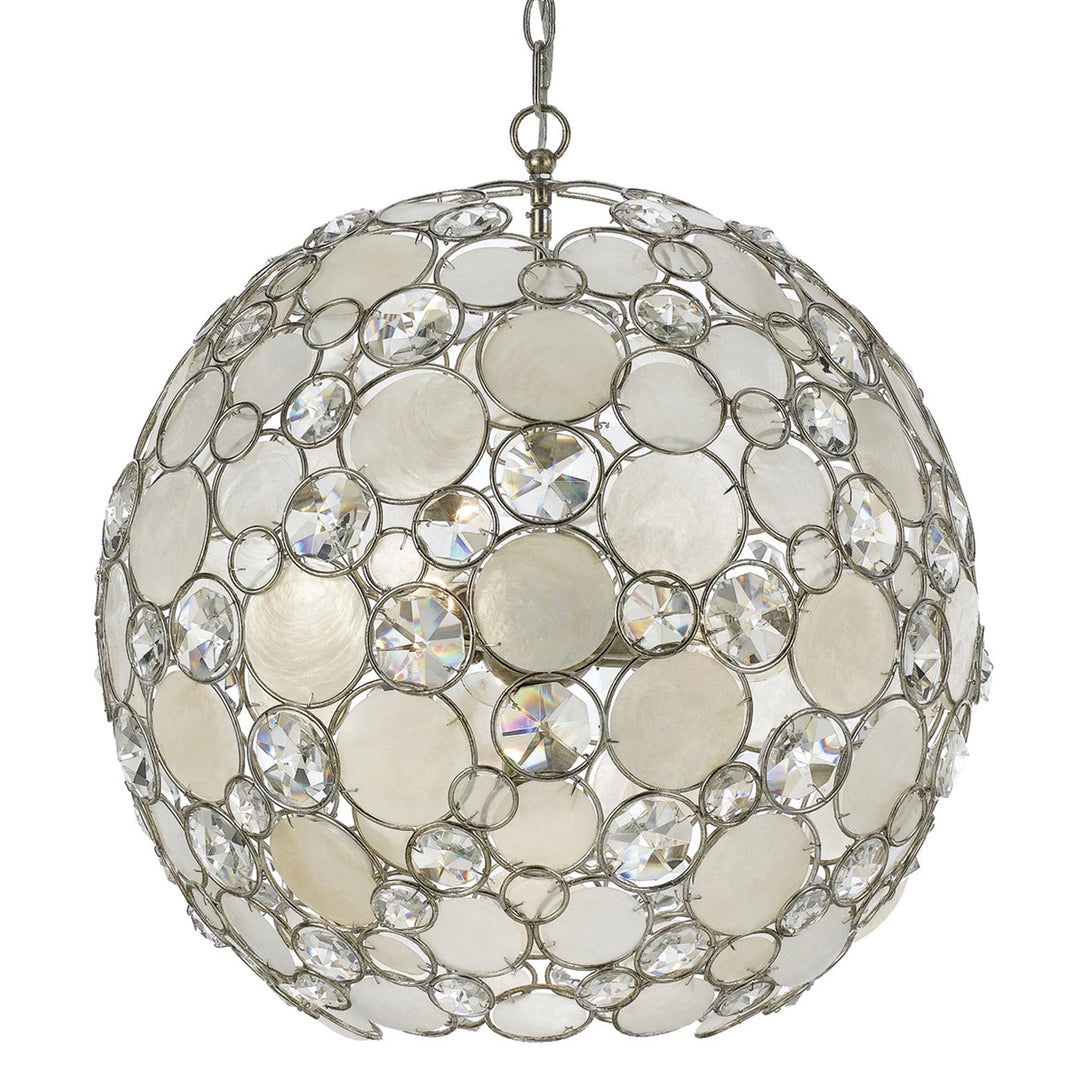 Crystorama Palla 529-SA Pendant Light - Antique Silver