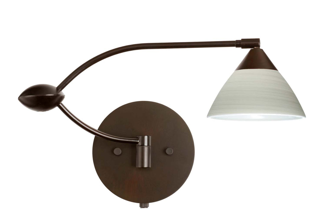 Besa Lighting 1WU-1743KR-BR Domi Lamp Bronze