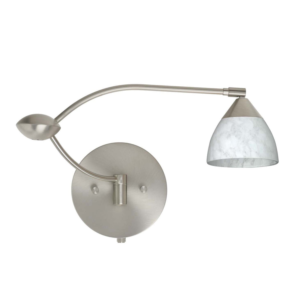 Besa Lighting 1WU-185819-SN Divi Lamp Satin Nickel