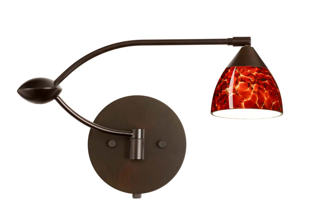 Besa Lighting 1WU-185841-BR Modern Divi Lamp Bronze