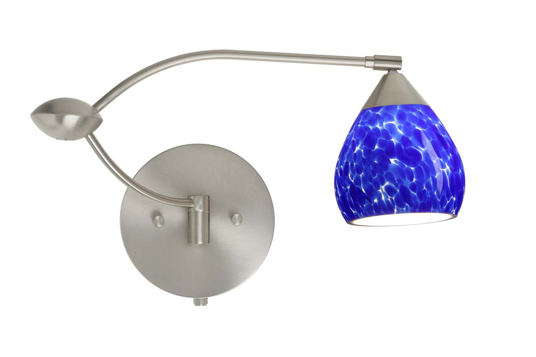 Besa Lighting 1WU-560586-SN Modern Tay Tay Lamp Satin Nickel