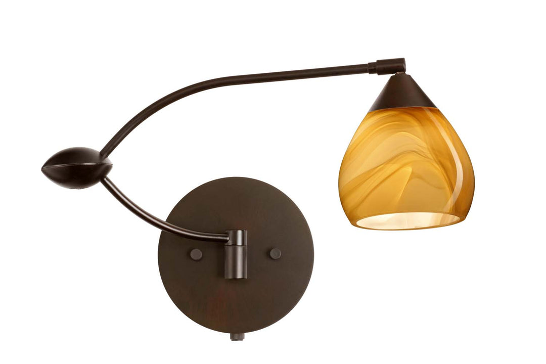 Besa Lighting 1WU-5605HN-BR  Tay Tay Lamp Bronze