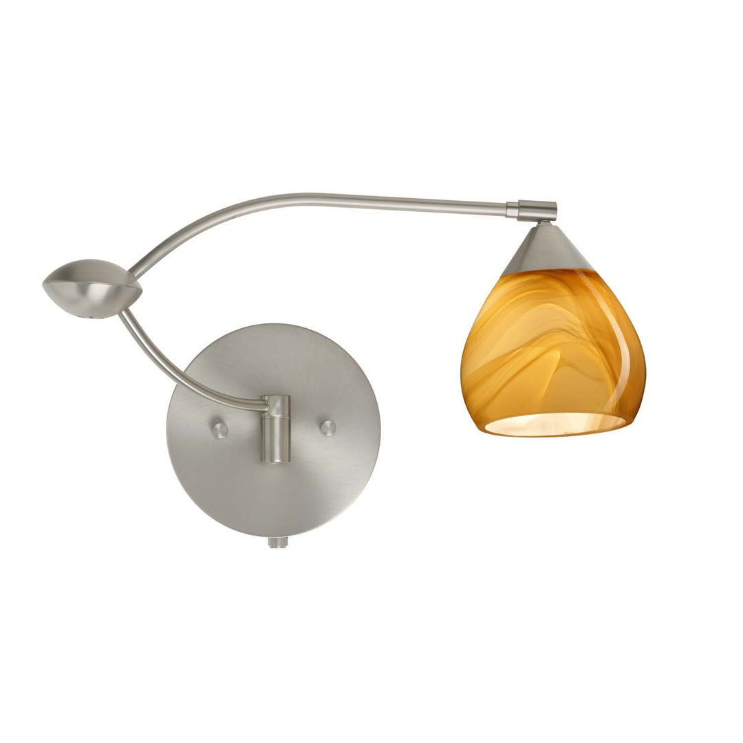Besa Lighting 1WU-5605HN-SN  Tay Tay Lamp Satin Nickel