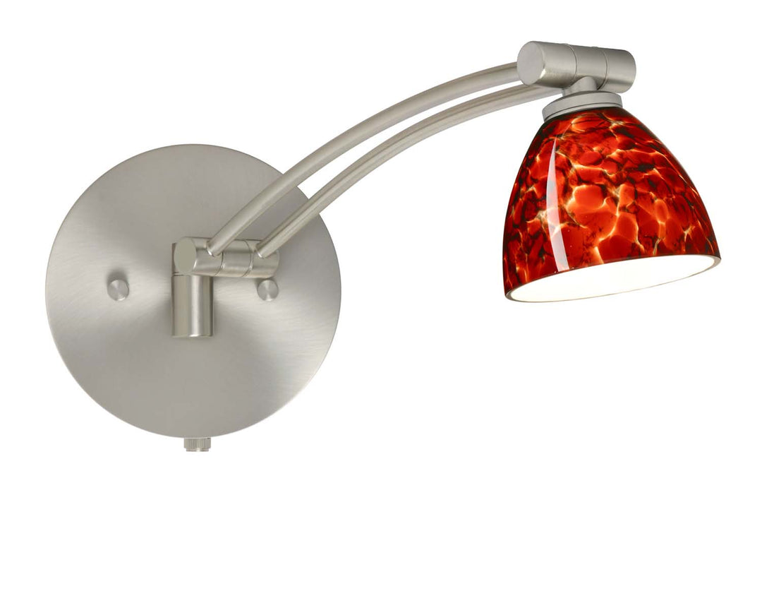 Besa Lighting 1WW-185841-SN  Divi Lamp Satin Nickel