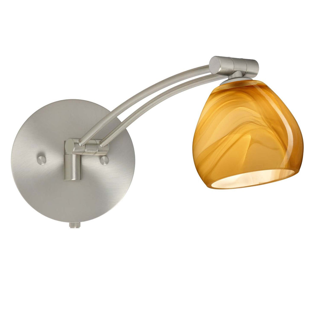 Besa Lighting 1WW-5605HN-SN  Tay Tay Lamp Satin Nickel