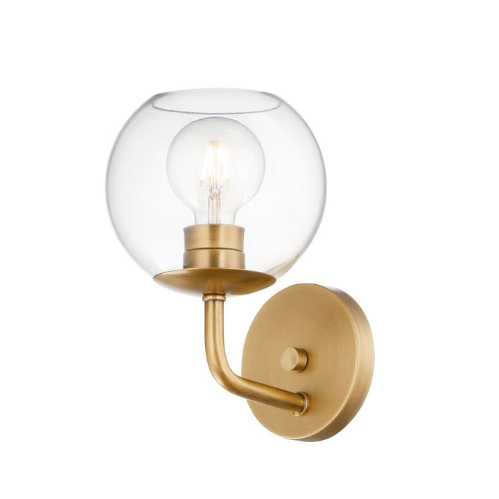 Maxim Branch 38411CLNAB Wall Sconce Light - Natural Aged Brass