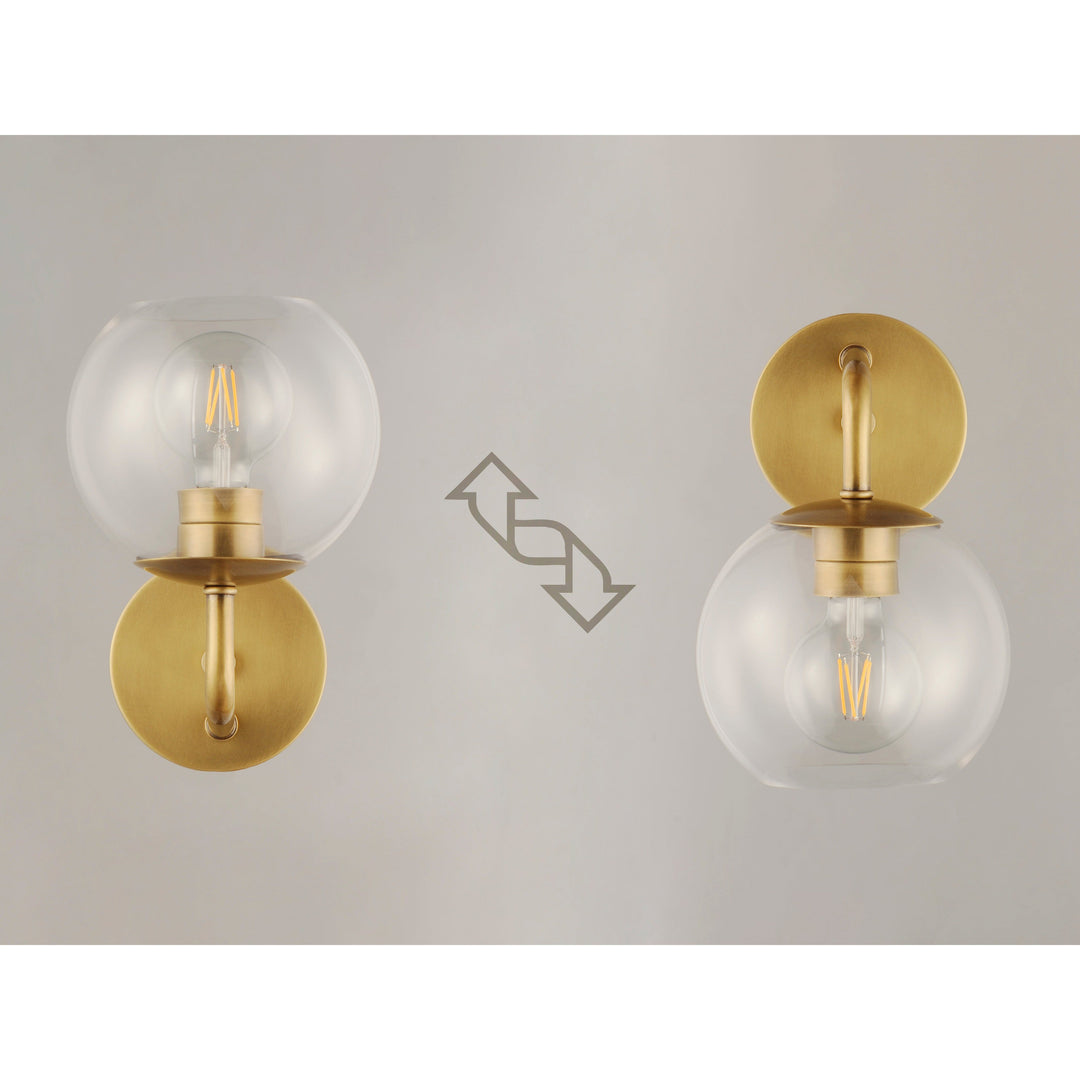 Maxim Branch 38411CLNAB Wall Sconce Light - Natural Aged Brass