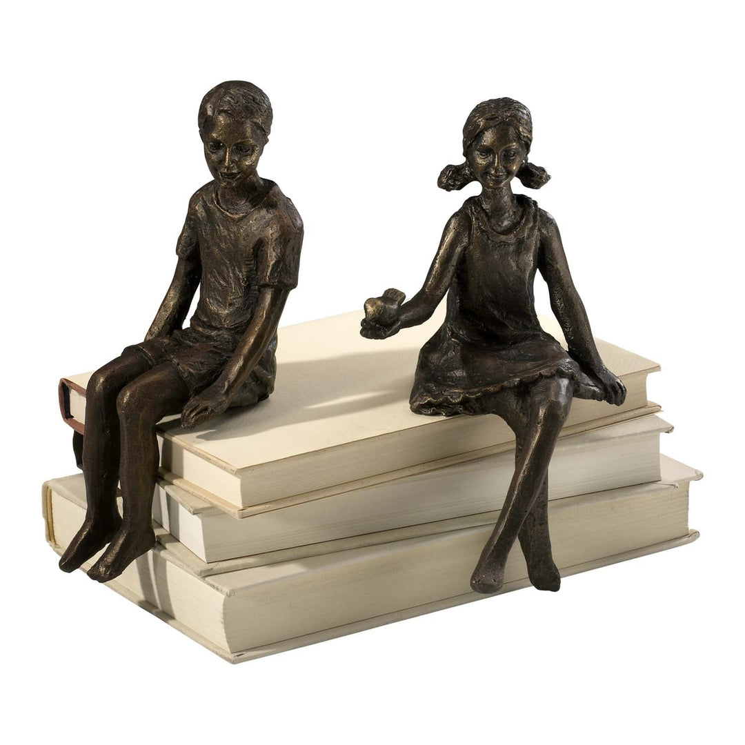 Cyan 03041 Sculptures (Human) - Oiled Bronze