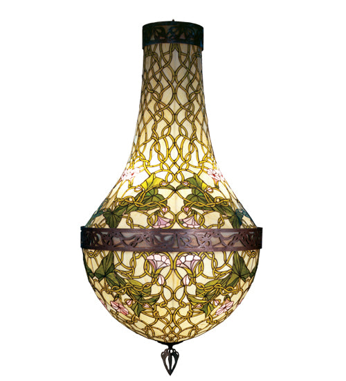 Meyda Tiffany Morning Glory 38458 Chandelier Light - Antique Copper
