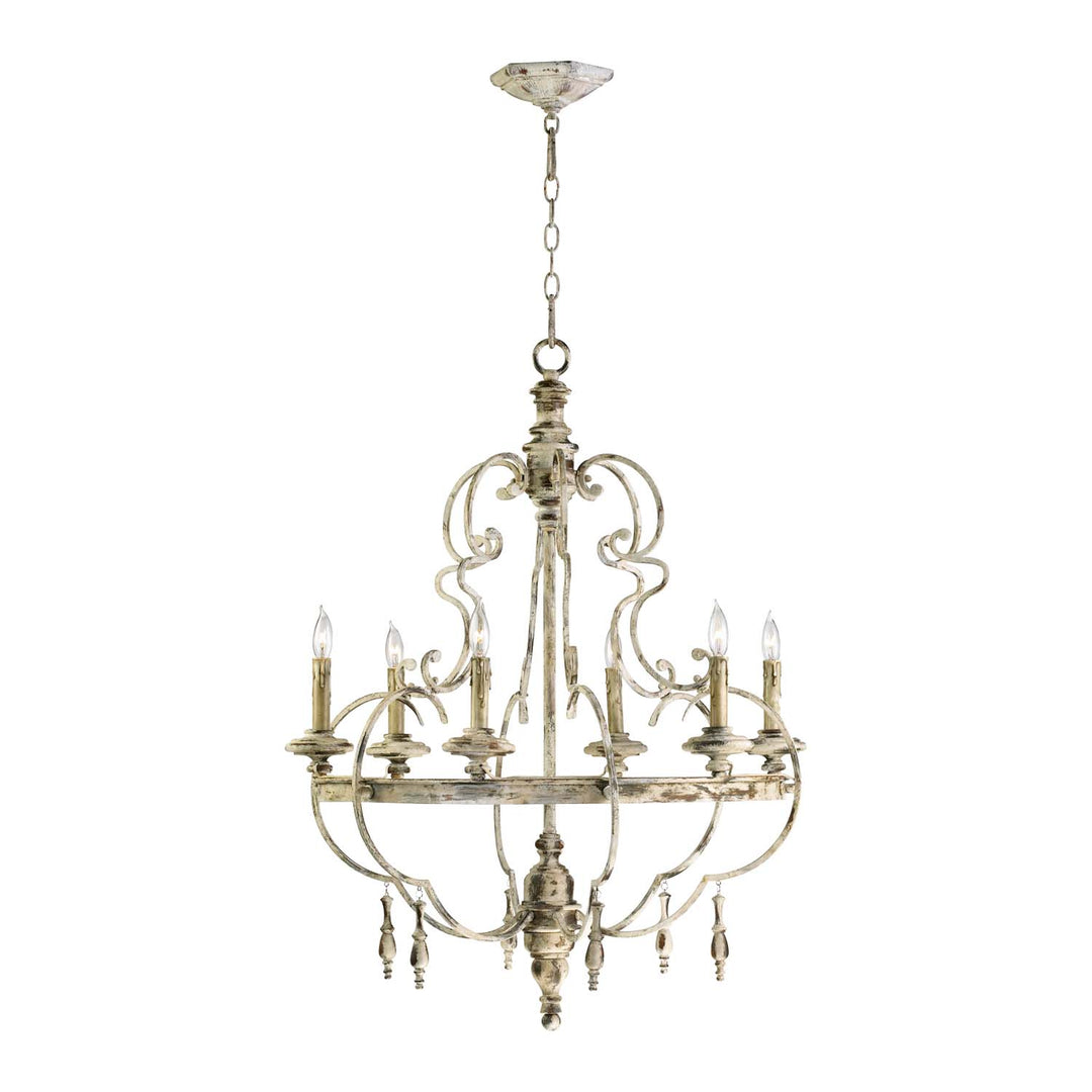 Cyan Design Davinci 04160 Chandelier Light - Persian White