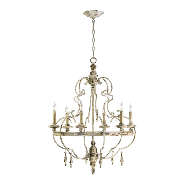 Cyan Design Davinci 04160 Chandelier Light - Persian White