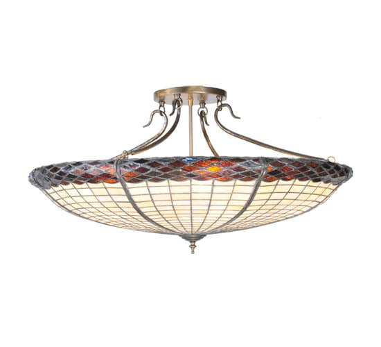 Meyda Tiffany Greenbriar Oak 38484 Ceiling Light - Antique Copper