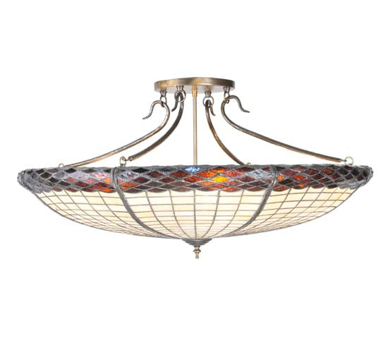 Meyda Tiffany Greenbriar Oak 38484 Ceiling Light - Antique Copper