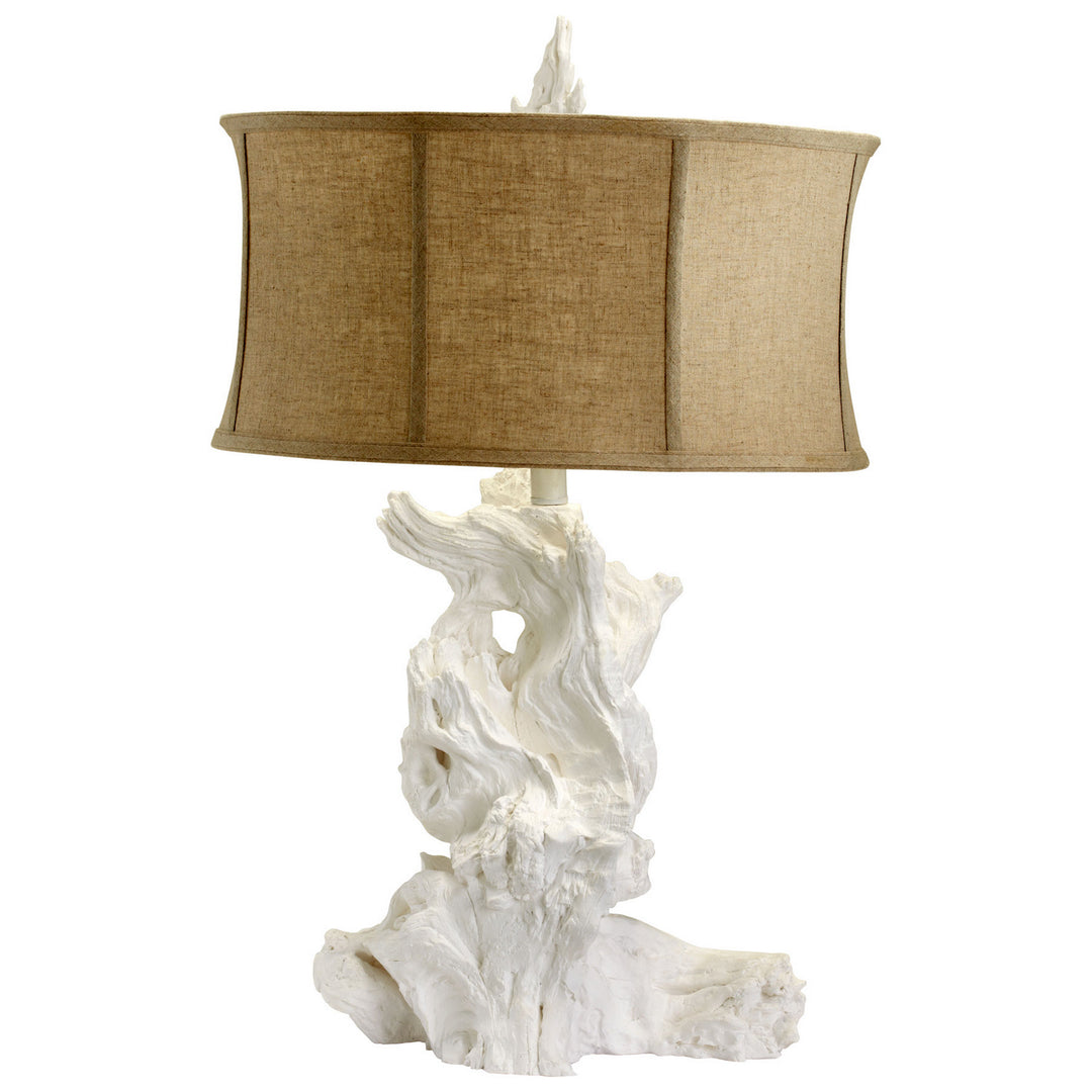 Cyan Design 04438  Driftwood Lamp White