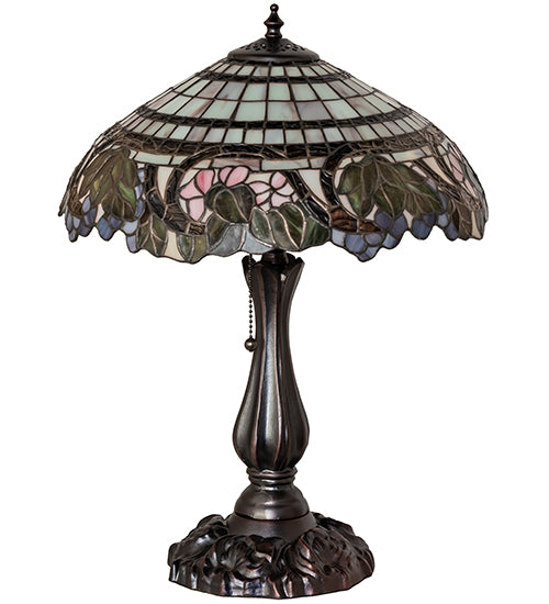 Meyda Tiffany Lighting 38516 Handel Grapevine One Light Table Lamp Lamp Bronze / Dark