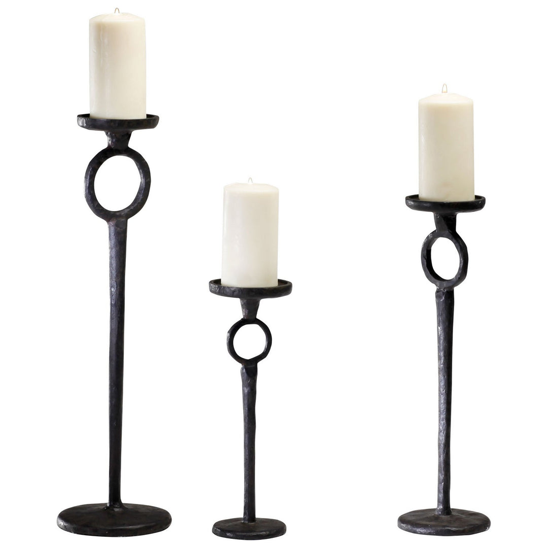 Cyan 04835 Candle Holders - Rust