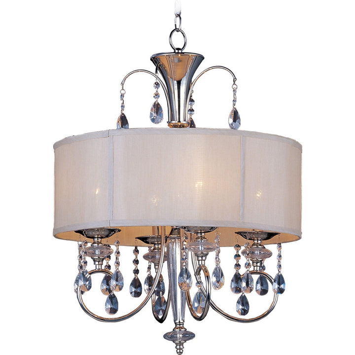 Maxim Montgomery 24304CLBSPN Chandelier Light - Polished Nickel