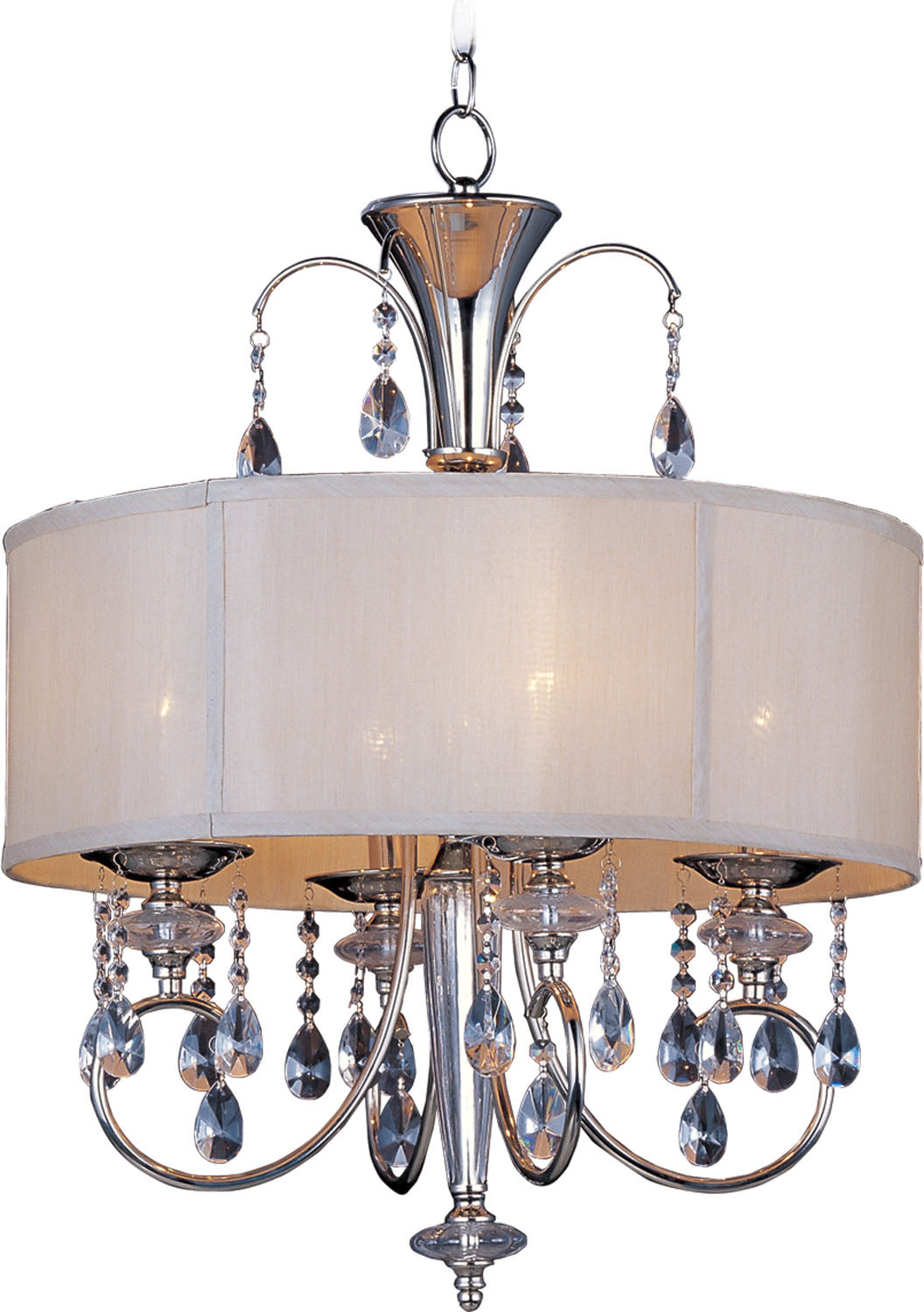 Maxim Montgomery 24304CLBSPN Chandelier Light - Polished Nickel
