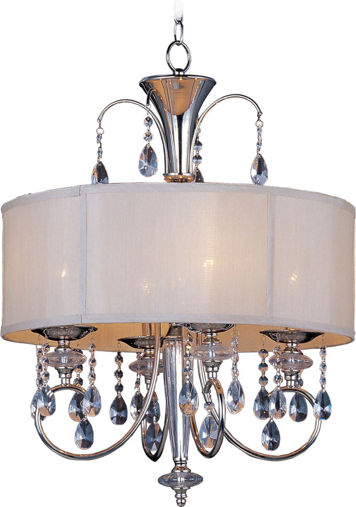 Maxim Montgomery 24304CLBSPN Chandelier Light - Polished Nickel