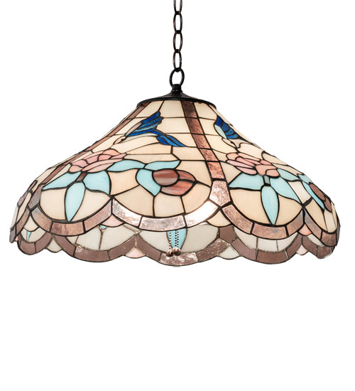 Meyda Tiffany Hummingbird 38661 Pendant Light - Mahogany Bronze