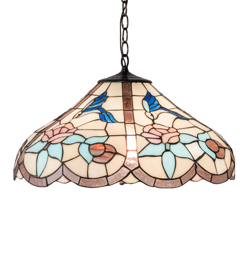 Meyda Tiffany Hummingbird 38661 Pendant Light - Mahogany Bronze