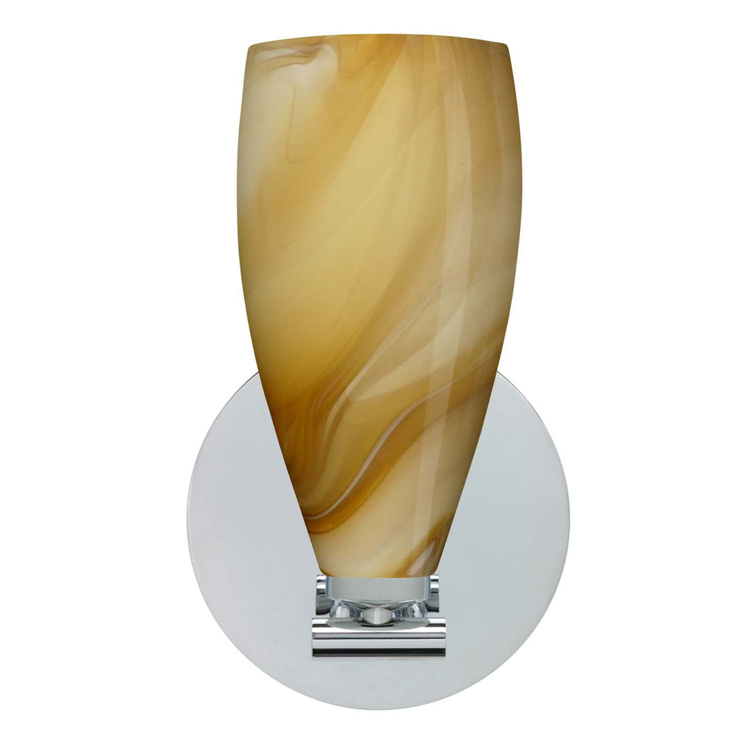 Besa Karli 1SX-7198HN-PN Wall Sconce Light - Polished Nickel