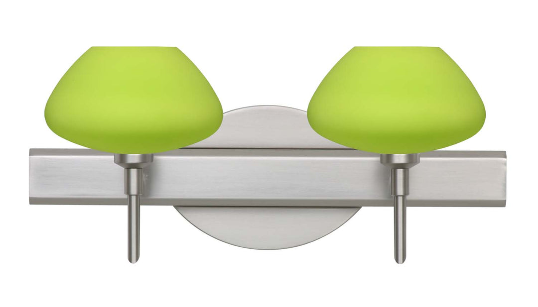 Besa Peri 2SW-541035-SN Bath Vanity Light 15 in. wide - Satin Nickel