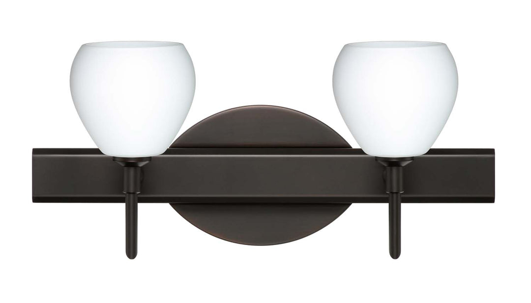 Besa Tay Tay 2SW-560507-BR Bath Vanity Light 15 in. wide - Bronze
