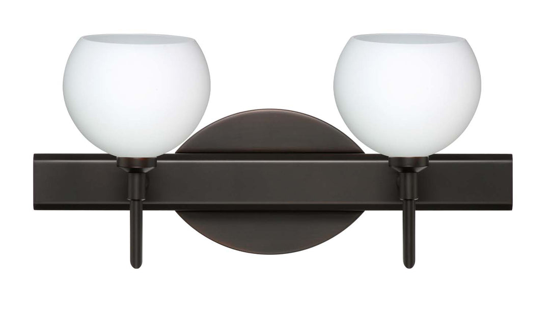 Besa Palla 2SW-565807-BR Bath Vanity Light 15 in. wide - Bronze