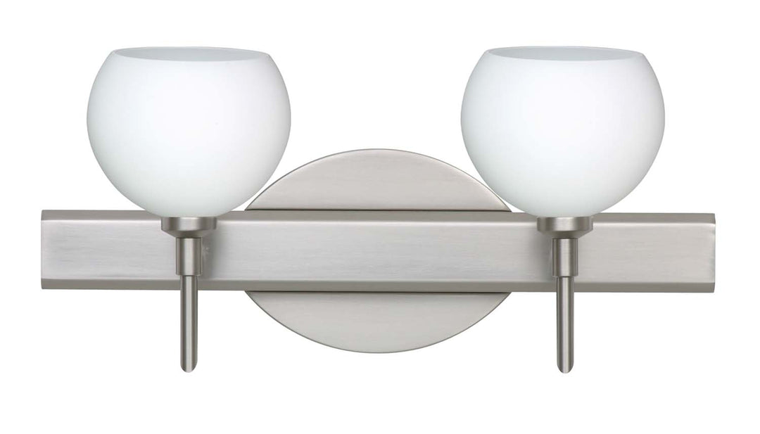 Besa Palla 2SW-565807-SN Bath Vanity Light 15 in. wide - Satin Nickel